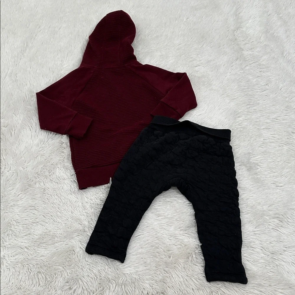 🎾 Sovereign Code Hoodie & Cotton On Quilted Pants Size 12-24mo